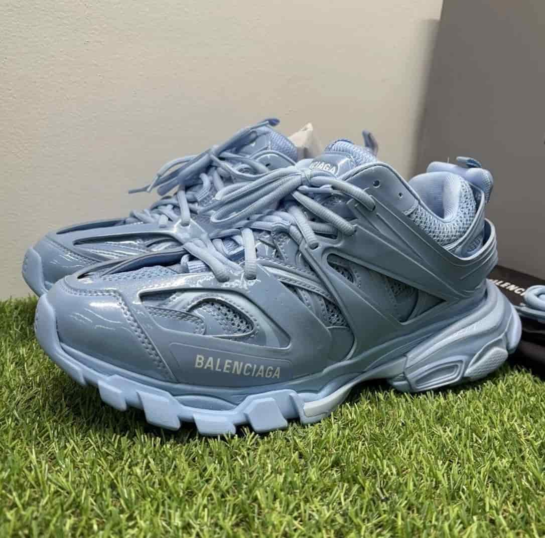 Balenciaga Shoes placed on gras