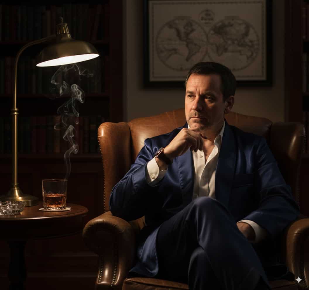 Ethan L. city night portrait.