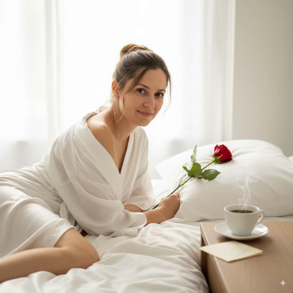 Sabrina R. plant-corner portrait.