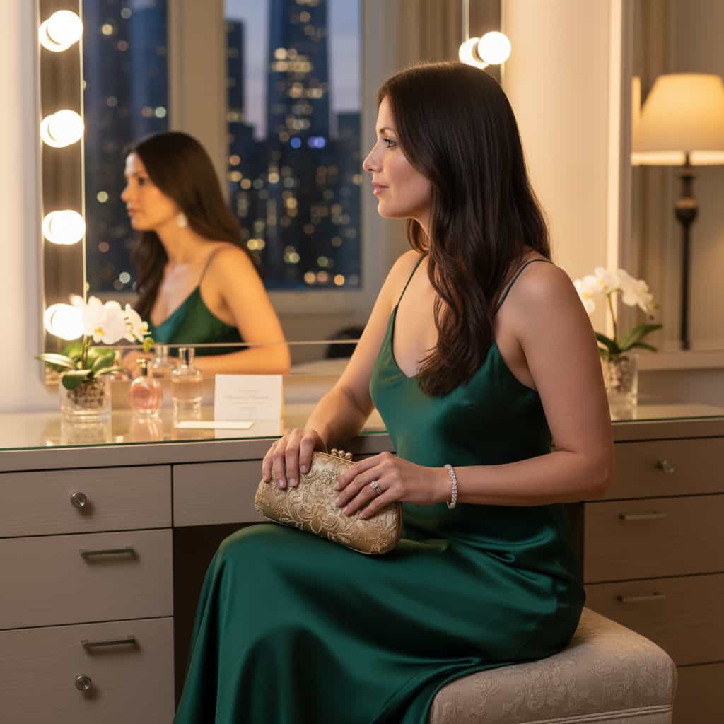 Stephany K. city evening portrait.