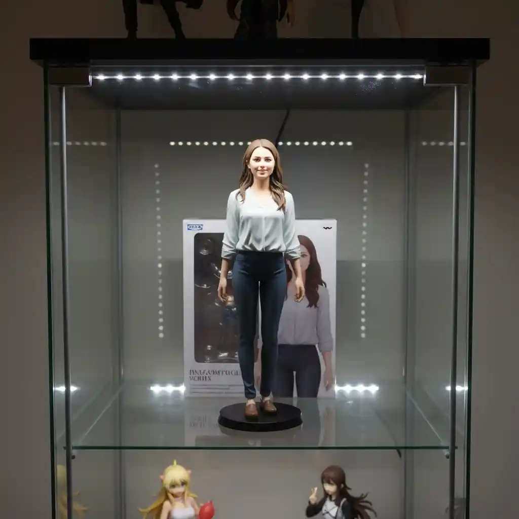 Display cabinet figurine