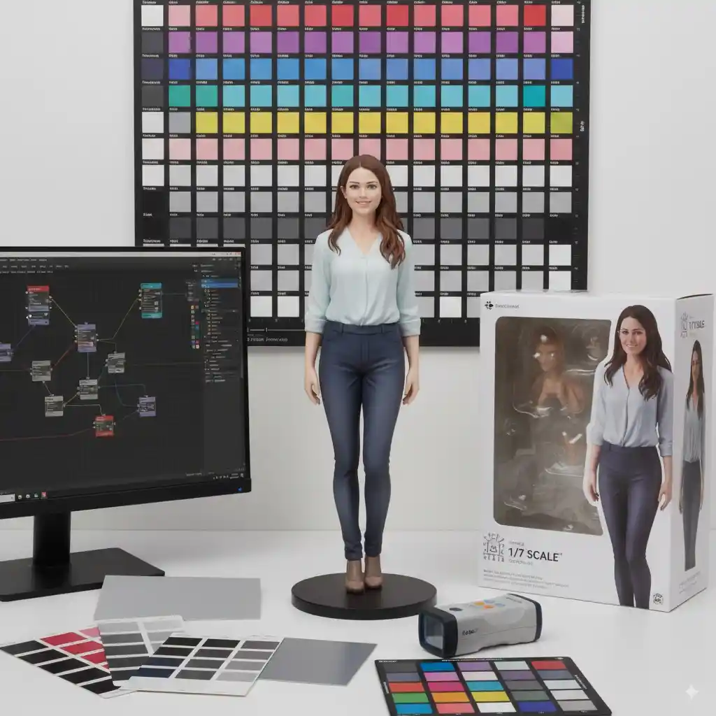 Color check figurine