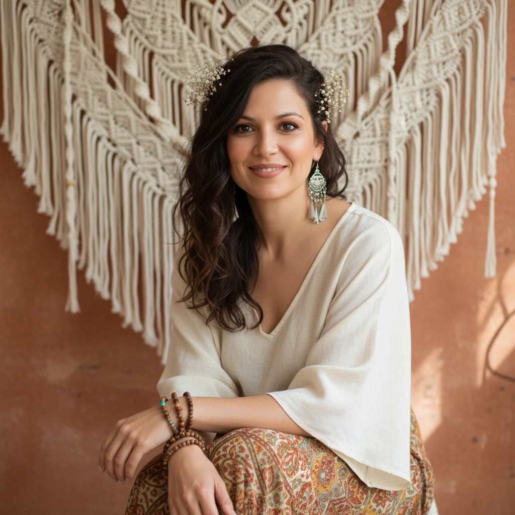 Glamour variation with chandelier backdrop.