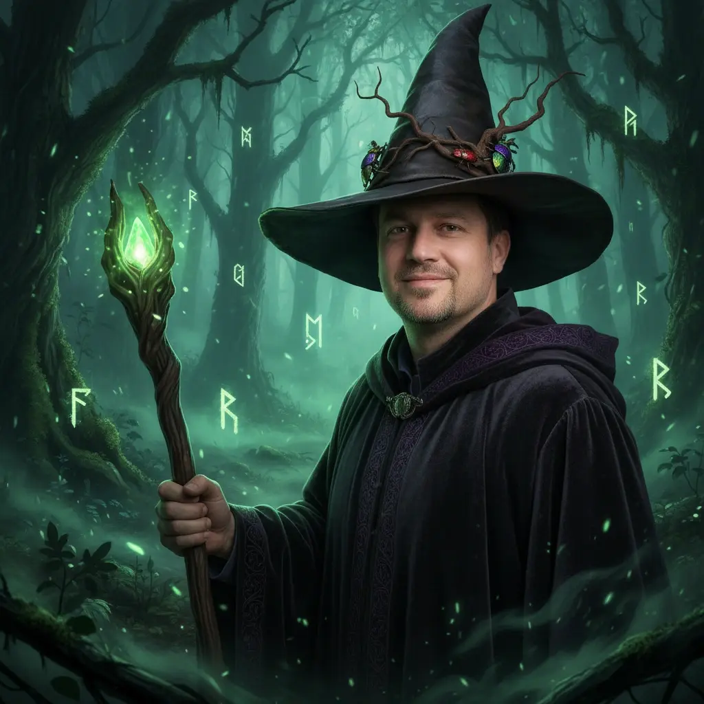 AI zombie effect Halloween photo for parties